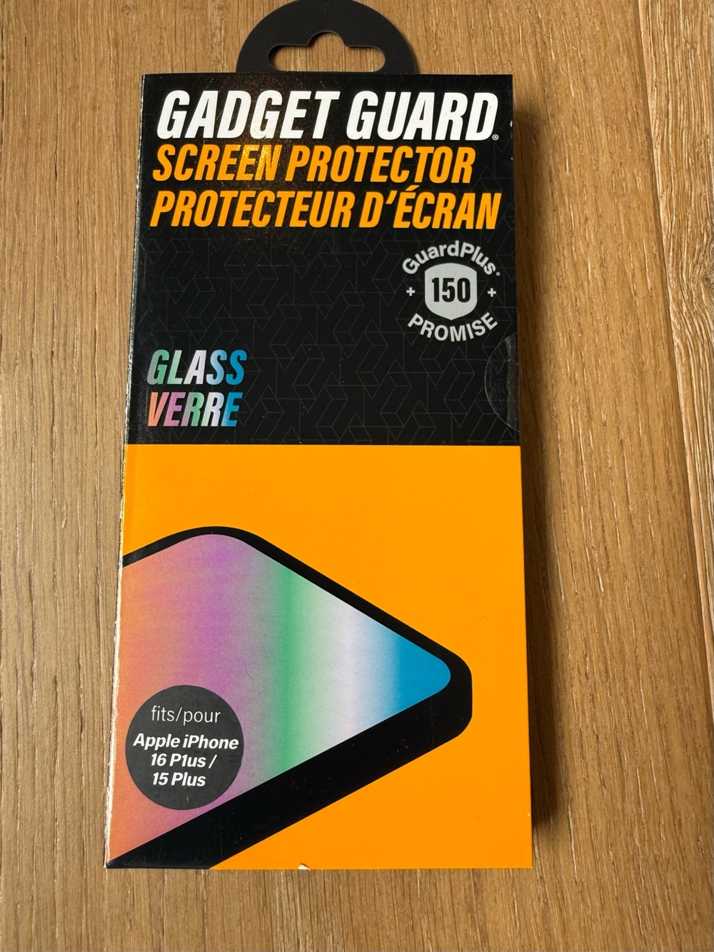 New Gadget Guard Screen Protector Tempered Glass Apple iPhone 16 Plus / 15 Plus